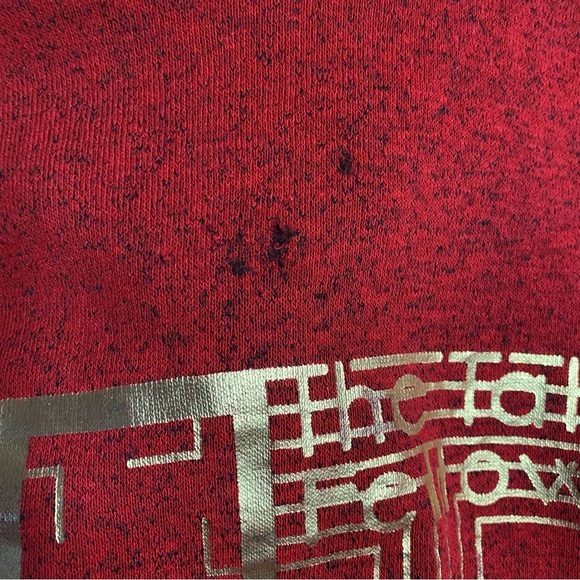 Rare Vintage Red Panill Fleece Crewneck Sweatshirt-"The Taliesin Fellowship" - Picture 8 of 8